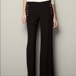 Zara Stud Front Panel Pants